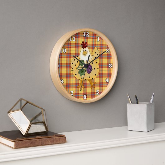Cartoon Chicken kitchen wall clock (Kantoor)