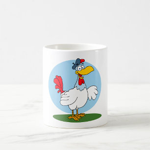 Cartoon Chicken Koffiemok