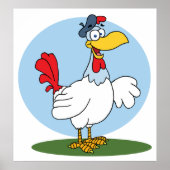 Cartoon Chicken Poster (Voorkant)