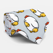 Cartoon Chicken Stropdas (Opgerold)
