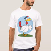 Cartoon Chicken T-shirt (Voorkant)