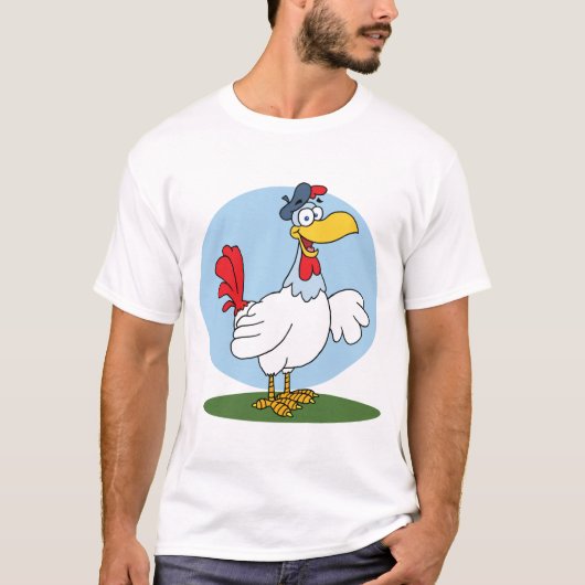 Cartoon Chicken T-shirt (Voorkant)