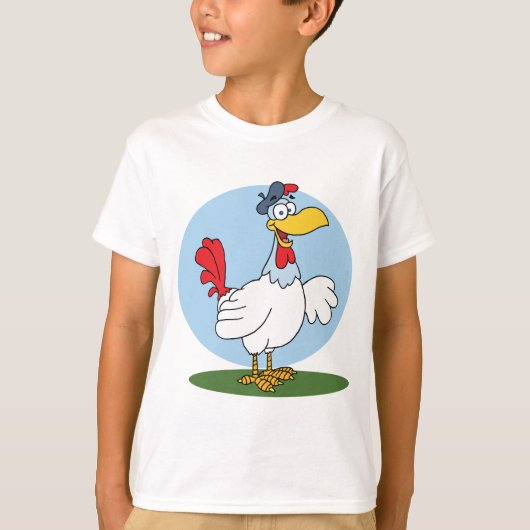 Cartoon Chicken T-shirt (Voorkant)