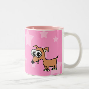 Cartoon Chihuahua Coffee Mok