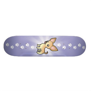 Cartoon Chihuahua (gladde jas) Persoonlijk Skateboard
