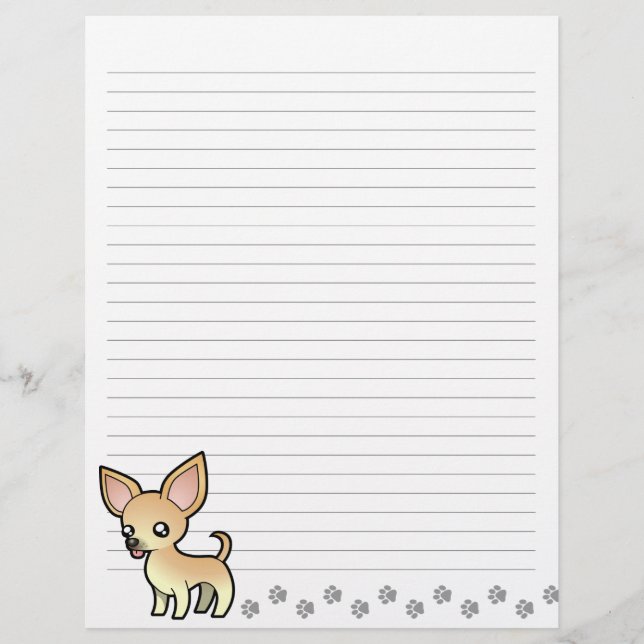 Cartoon Chihuahua (gladde laag) (Voorkant)
