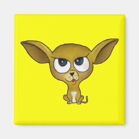 Cartoon Chihuahua Magnet (Voorkant)
