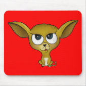 Cartoon Chihuahua Mousepad Muismat (Voorkant)