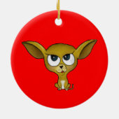 Cartoon Chihuahua Ornament (Achterkant)