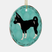 Cartoon Chihuahua v2 Keramisch Ornament (Rechts)