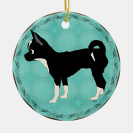 Cartoon Chihuahua v2 Keramisch Ornament