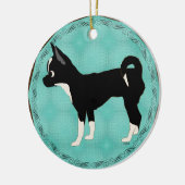 Cartoon Chihuahua v2 Keramisch Ornament (Links)