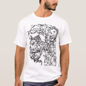 Cartoon chimpansee t-shirt (Voorkant)