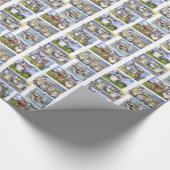 Cartoon Chinchillas Cadeaupapier (Hoek)