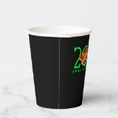 Cartoon Chinees Jaar van de Draak Papieren Bekers (Rechts)