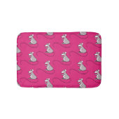 Cartoon Chinees Rat Year Zodiac Birthday Bath mat (Voorkant)