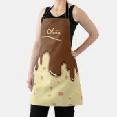 Cartoon Chocolade Cake druipende bakkerij Schort (Insitu)