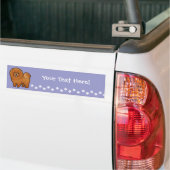 Cartoon Chow Chow Bumpersticker (Op Truck)