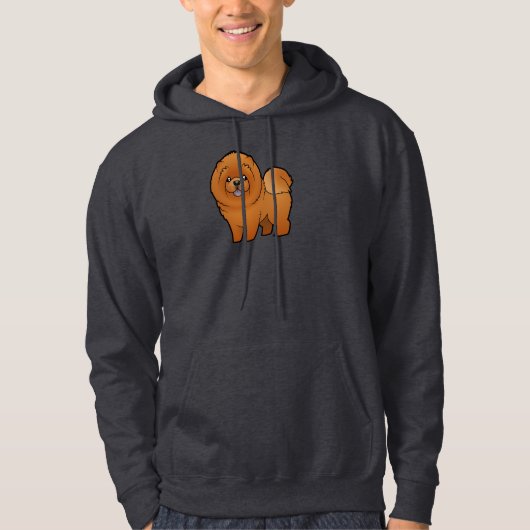 Cartoon Chow Chow Hoodie (Voorkant)
