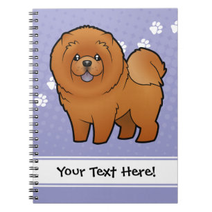 Cartoon Chow Chow Notitieboek