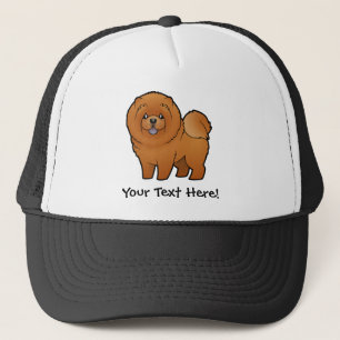 Cartoon Chow Chow Trucker Pet