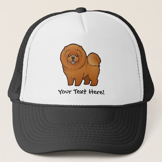 Cartoon Chow Chow Trucker Pet (Voorkant)