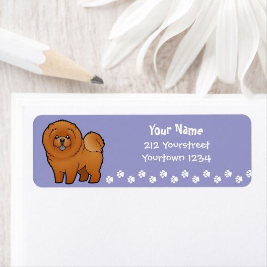 Cartoon Chow Etiket (Insitu)