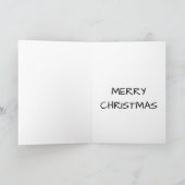 cartoon christmas card kaart (Binnen)