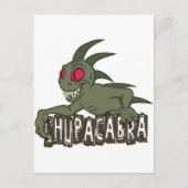 Cartoon Chupacabra Briefkaart (Voorkant)