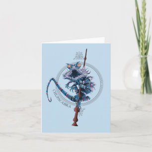 Cartoon Chupacabra & Ouder Wand Kaart