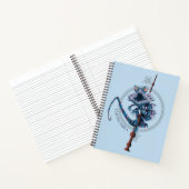 Cartoon Chupacabra & Ouder Wand Notitieboek (Binnen)