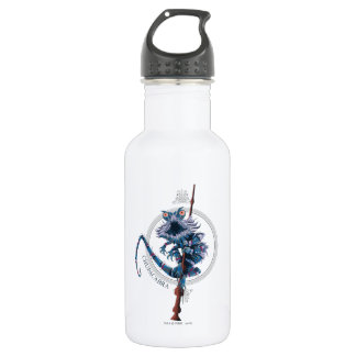 Cartoon Chupacabra & Ouder Wand Waterfles