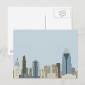 Cartoon Cincinnati Briefkaart (Voorkant / Achterkant)