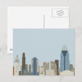 Cartoon Cincinnati Briefkaart (Voorkant / Achterkant)