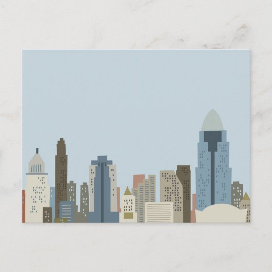 Cartoon Cincinnati Briefkaart (Voorkant)