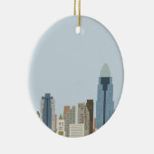 Cartoon Cincinnati Keramisch Ornament (Rechts)