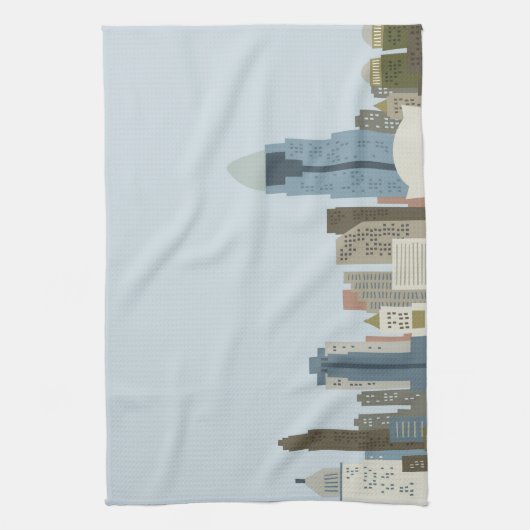 Cartoon Cincinnati Theedoek (Verticaal)