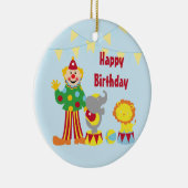 Cartoon Circus Clown and Animals Ornament (Rechts)