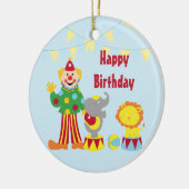 Cartoon Circus Clown and Animals Ornament (Links)