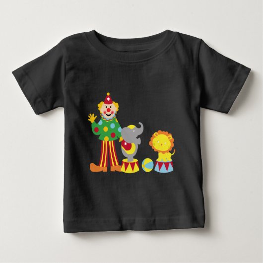 Cartoon Circus Clown en Dieren (Voorkant)