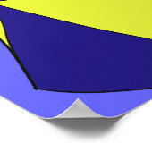 Cartoon Circus Lion Poster Print (Hoek)