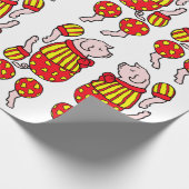 cartoon circus varken gelede dierlijke papier pop (Hoek)