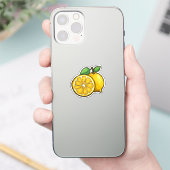 Cartoon citroen sticker (Telefoon)