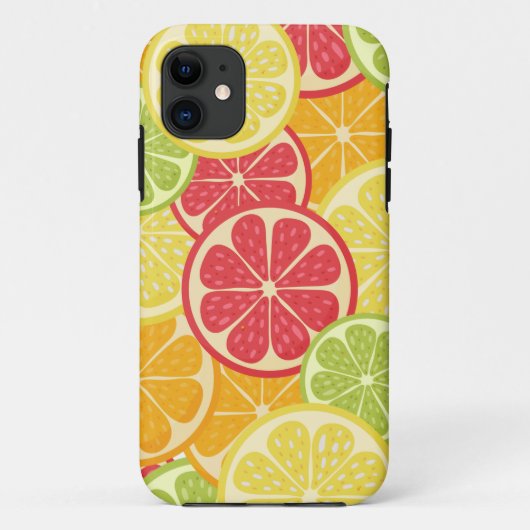 Cartoon Citrus Case-Mate iPhone Case (Achterkant)