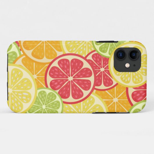 Cartoon Citrus Case-Mate iPhone Case (Achterkant (horizontaal))