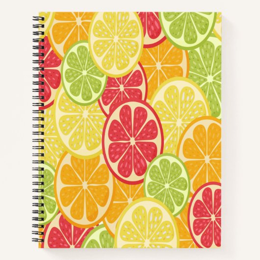 Cartoon Citrus Notitieboek (Voorkant)