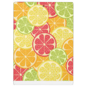 Cartoon Citrus Notitieboek Klembord (Achterkant)