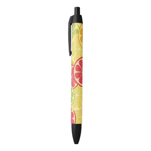 Cartoon Citrus Zwarte Inkt Pen (Top (Verticaal))