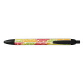 Cartoon Citrus Zwarte Inkt Pen (Achterkant)