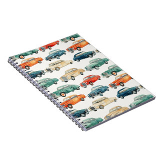 Cartoon Classic Cars Notitieboek
